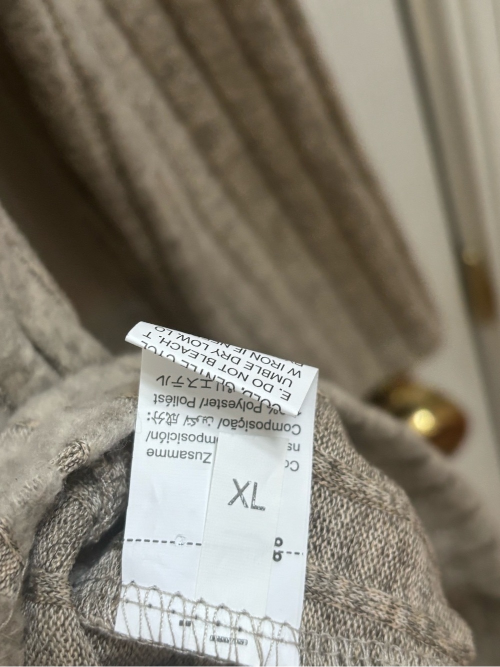 CUPSHE Woman’s Ribbed Cozy Button-Front Romper, Size XL, NWT - Picture 3 of 5